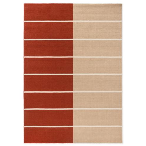 Designový vlněný koberec Marimekko Tiibet cihlový