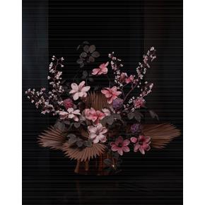 Umělá květina Silk-ka Wax růžový