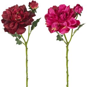 Umělá květina Sia Jiřina růžová