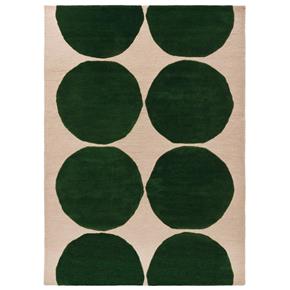 Designový vlněný koberec Marimekko Isot Kivet zelený 132507