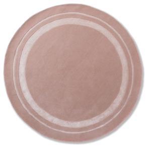Jednobarevný kruhový koberec Laura Ashley Redbrook blush 81802