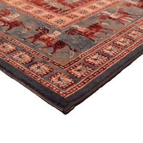 Perský kusový koberec Osta Kashqai 4301/401 zelený Pazyryk 67 x 130