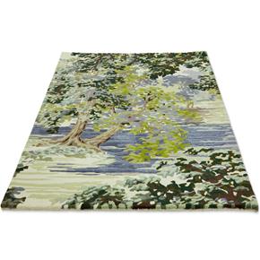 Vlněný kusový koberec Sanderson Ancient Canopy forest green 146708 