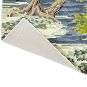 Vlněný kusový koberec Sanderson Ancient Canopy forest green 146708 
