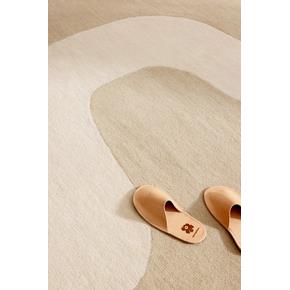 Designový vlněný koberec Marimekko Seireeni béžový