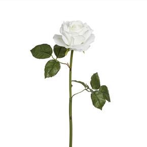Umělá květina Sia růže Kate bílá