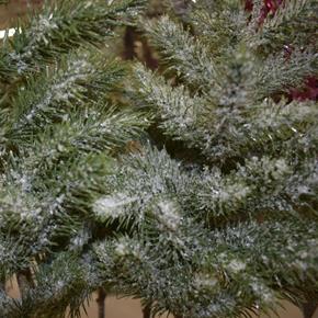 Vánoční dekorace větev zasněžená 80 cm