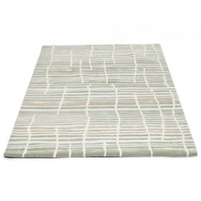Vlněný kusový koberec Tortoiseshell Stripe Jade 39808
