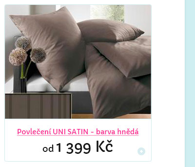 Povle�en� UNI SATIN - barva hn�d�