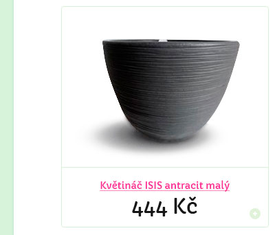 Kv�tin�� ISIS antracit mal�