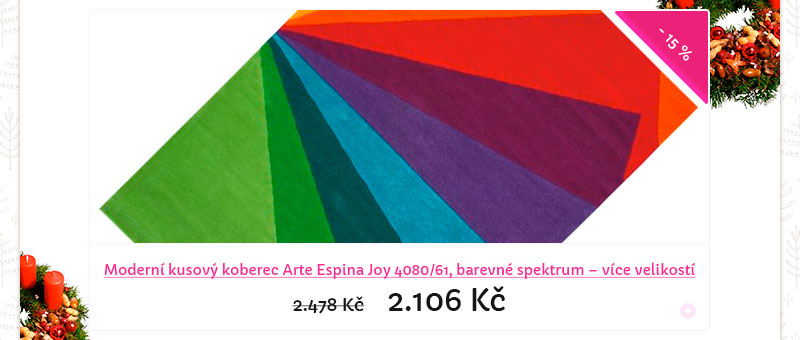 Modern kusov koberec Arte Espina Joy 4080/61, barevn spektrum