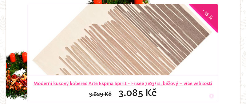 Modern kusov koberec Arte Espina Spirit - Frisee 7103/12, bov