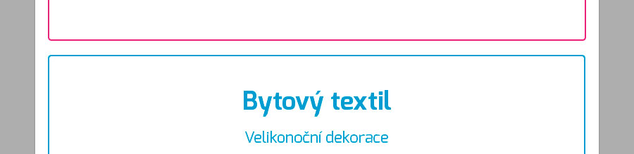 Bytov textil - Velikonon dekorace