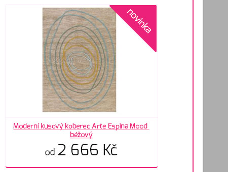 Modern kusov koberec Arte Espina Mood 4307/65, bov