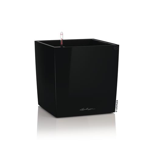 Samozavlažovací květináč Lechuza Cube Premium 30 černá