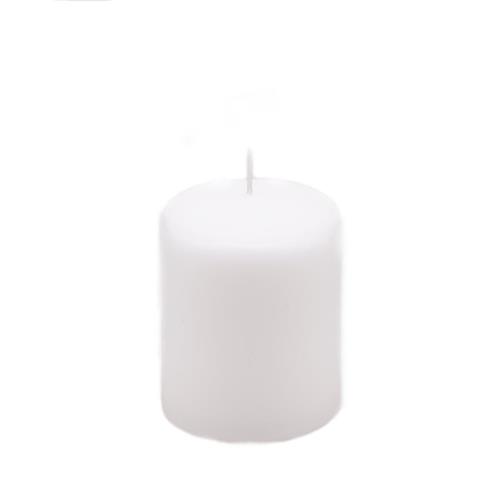 Svíčka válec EDG Classic bílá 7,5 cm