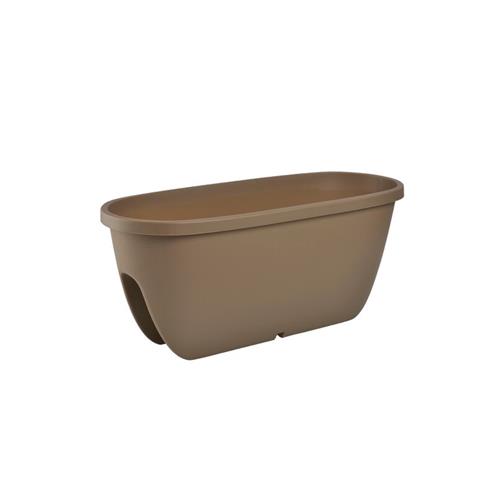 Truhlík na zábradlí Balconia kapučíno 60 cm