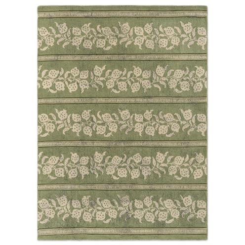 Moderní vlněný koberec Sanderson Annar forest green 148007