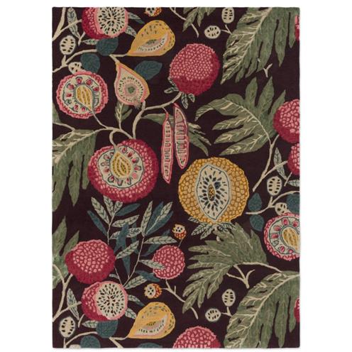 Vlněný kusový koberec Sanderson Jackfruit cherry - alabaster 148705