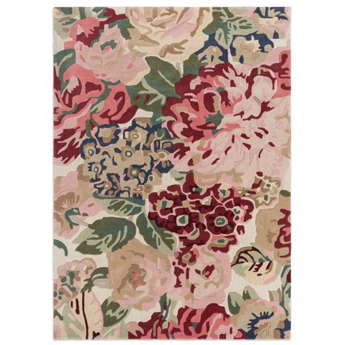 Vlněný kusový koberec Sanderson Rose&Peony red 045000