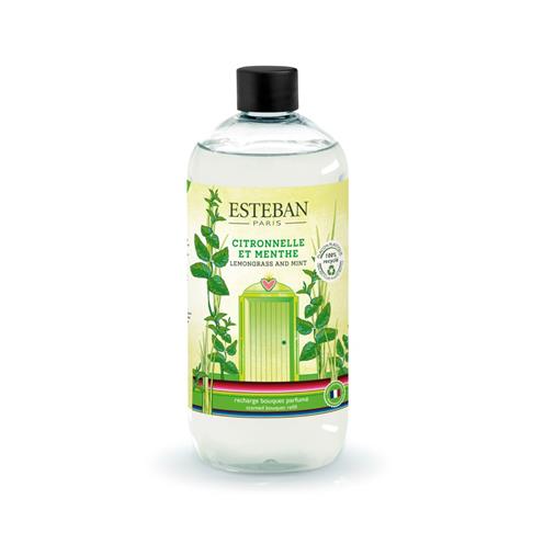Esteban náplň do difuzéru Lemongrass & Mint 500 ml