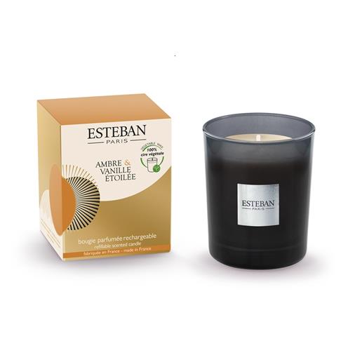 Esteban svíčka ve skle Ambre & Star Vanille 180g
