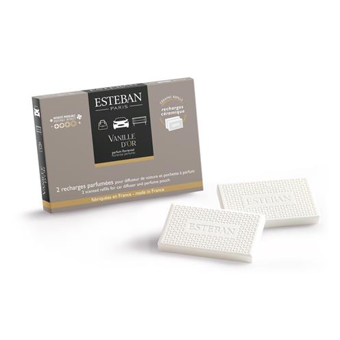 Esteban vonný difuzér do auta - náplň Vanille d’Or