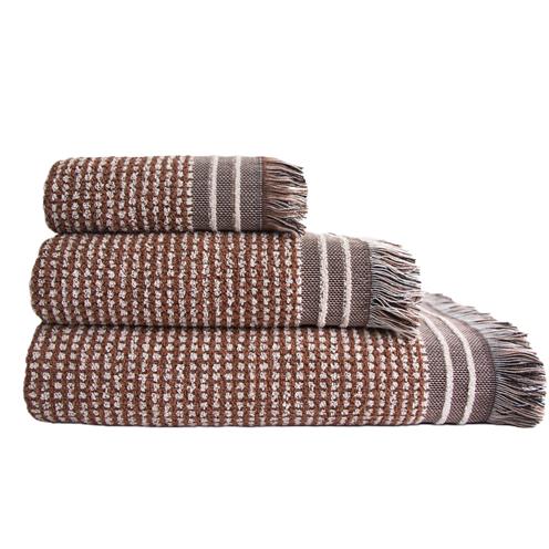 Froté ručník Lasa Misto Soft hnědý