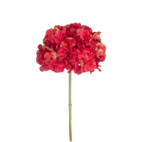Umělá květina Sia Hortenzie červená