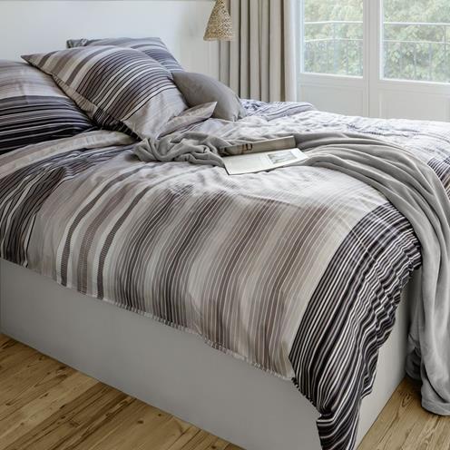 Irisette bavlněné povlečení Wave mako satén s pruhy