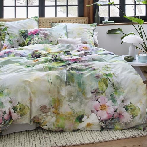 Irisette bavlněné povlečení Tokio mako satén s květy 8572