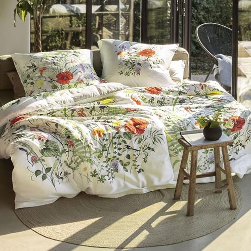 Irisette bavlněné povlečení Wawe mako satén vlčí máky