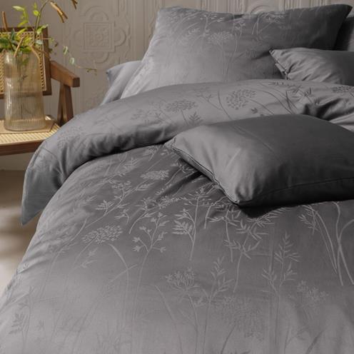 Irisette saténové povlečení Rio Jacquard antracit