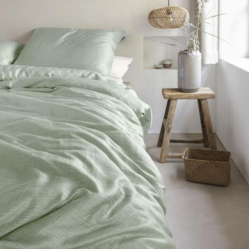 Irisette saténové povlečení Lotus TENCEL zelené