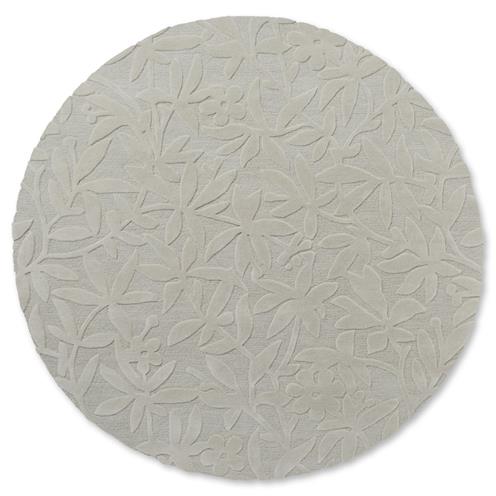 Vlněný kruhový koberec Laura Ashley Cleavers natural round 080901