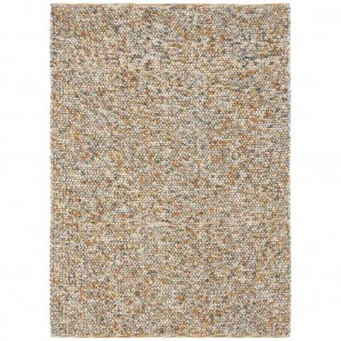 Moderní vlněný kusový koberec B&C Marble calendula 029503
