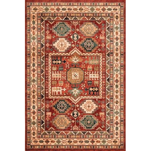 Perský kusový koberec Kashqai 4306/300, červený