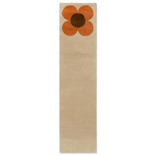 Moderní běhoun Orla Kiely Flower Placemen pumpkin-ecru 158203 