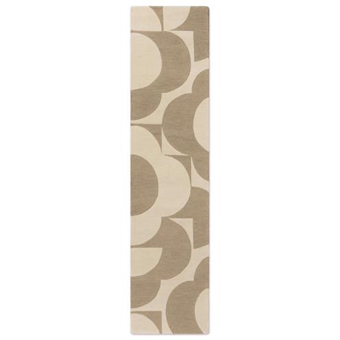 Moderní kusový běhoun Orla Kiely Prism Flower mushroom-ecru 158009