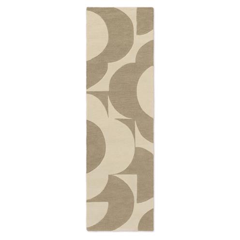 Moderní kusový běhoun Orla Kiely Prism Flower mushroom-ecru 158009