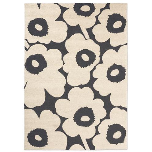 Outdoorový koberec Marimekko Unikko charcoal white 434305
