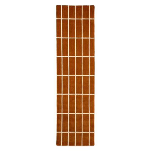 Moderní kusový běhoun Marimeko Tiiliskivi hnědý 132905 