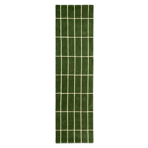 Moderní kusový běhoun Marimeko Tiiliskivi zelený 132907