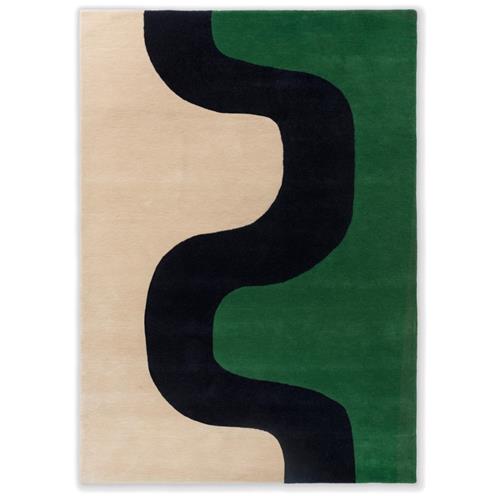Designový vlněný koberec Marimekko Seireeni zelený 132707