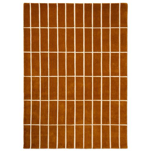 Designový vlněný koberec Marimekko Tiiliskivi hnědý 132905