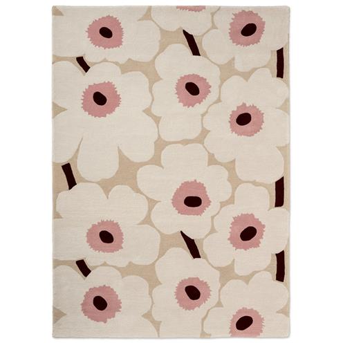 Designový vlněný koberec Marimekko Unikko růžový 132402