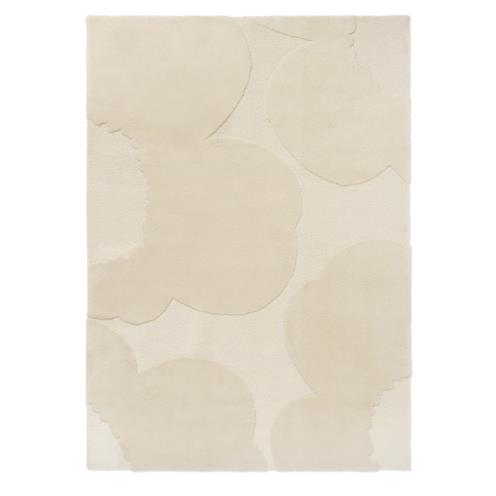 Designový vlněný koberec ISO Marimekko Unikko přírodní bílá 132301
