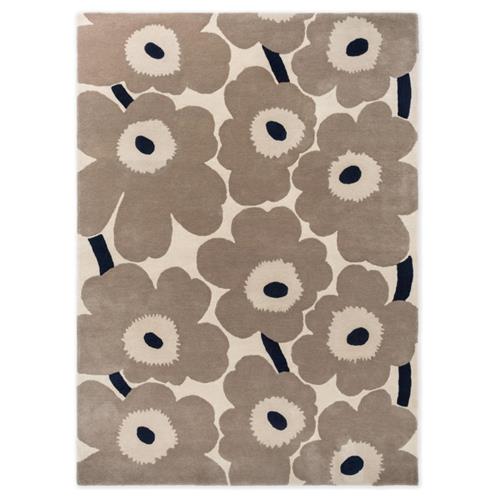 Designový vlněný koberec Marimekko Unikko šedý 132401