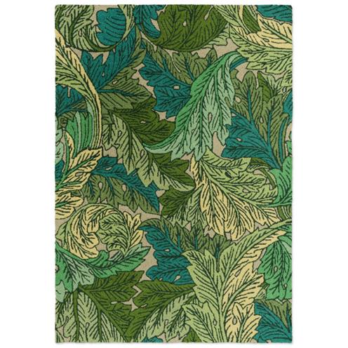 Outdoorový koberec Morris & Co Acanthus nettle-sky blue 427307