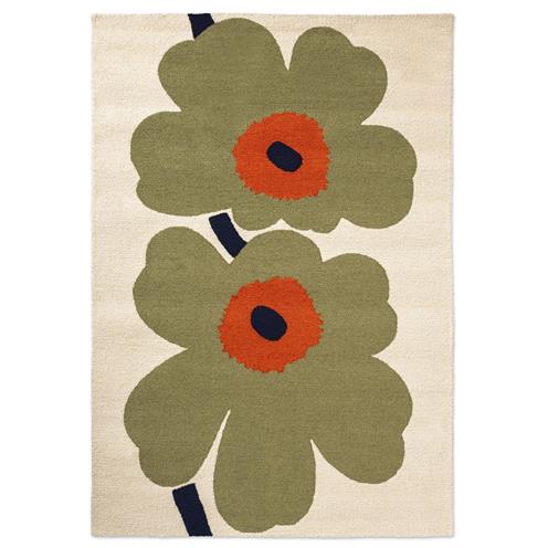 Outdoorový koberec Marimekko unikko Anniversary dusty green 433017